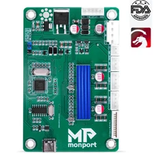 Monport LightBurn Compatible K40+ Nano Motherboard for 40W CO2 Laser Engraver