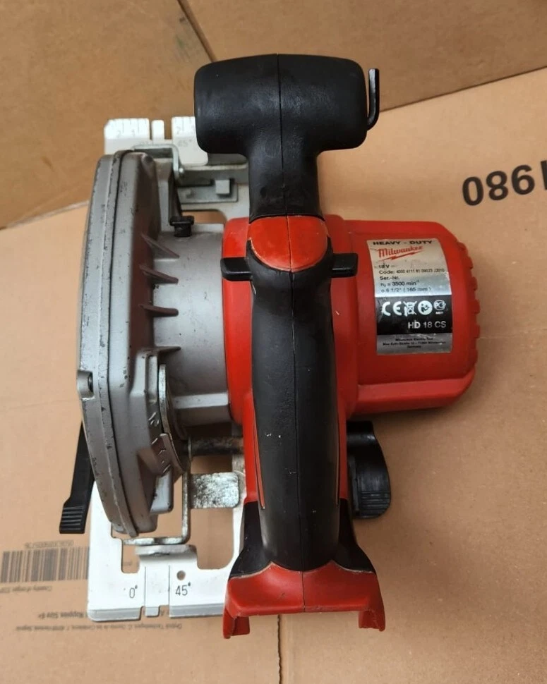 Milwaukee HD18CS 0 18v Li ion 165mm Cordless Circular Saw Body Only