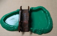 Vintage Plasticville BL-2 Bridge and Pond O Scale Bachmann Great Condition