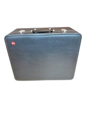 Vintage Leica Hard Camera Case w/Key Black Germany Collector