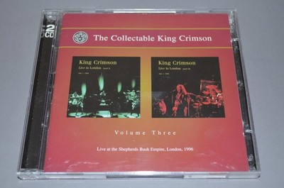 King Crimson Volume Three (Live At The Shepherds Bush Empire, London, 1996) /2CD