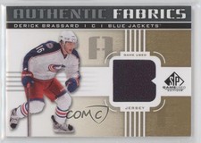 2011 SP Game Used Edition Authentic Fabrics Gold Derick Brassard (B) #AF-DE n1u