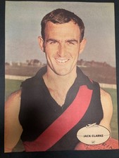 Football 1960s Heinz Poster , Jack Clarke Essendon