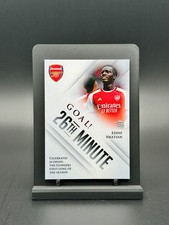 2024 Futera Arsenal Headliners Eddie Nketiah #AGL06 Red /10 26th Minute