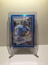 2025 Panini Donruss Optic Kalel Mullings [Neon Blue Autograph] #262 