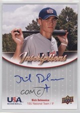 2009 USA Baseball Box Set Inscriptions 18U National Team Nick Delmonico Auto 0v1