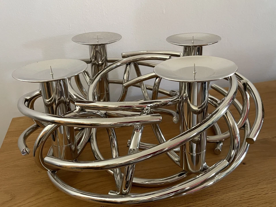 ❤️ FINK CORONA Luxus Adventskranz Dekokranz Kranz Metall 40cm NP € 399 NEU ❤️ - Bild 2 von 4