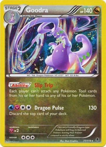 Moderately Played Goodra - 77/119 - Cosmos Holo Promo Pokemon Blister Exclusives