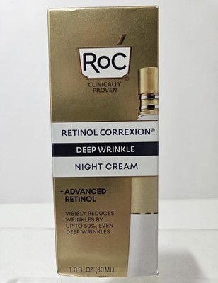 RoC Retinol Correxion Deep Wrinkle Night Cream 1.0fl.oz./30ml New