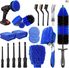 20Pcs Wheel Tire Detailing Brush Set, Detailing kit, Detailing Brushes, 20Pcs