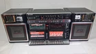 Sharp WF-939 Vintage Boombox Radio Cassette Player Stereo Tape Recorder 80s