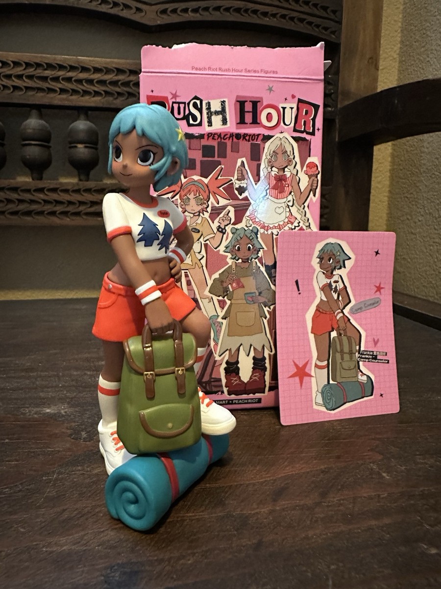 Pop Mart Peach Riot Rush Hour Series Camp Frankie Figure | eBay