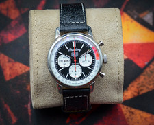 Breitling Top Time B01 Deus Steel Auto 41mm Black Dial Watch AB01765A1B1X1