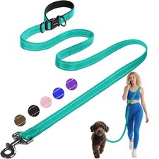 Hands-Free Dog Leash Adjustable Length 3-6 Ft Waist for Dog Walking Running f...