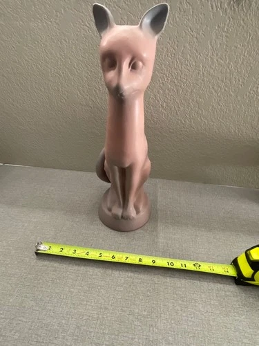 Van Briggle Vintage Art Pottery Cat Figurine Statue 15"