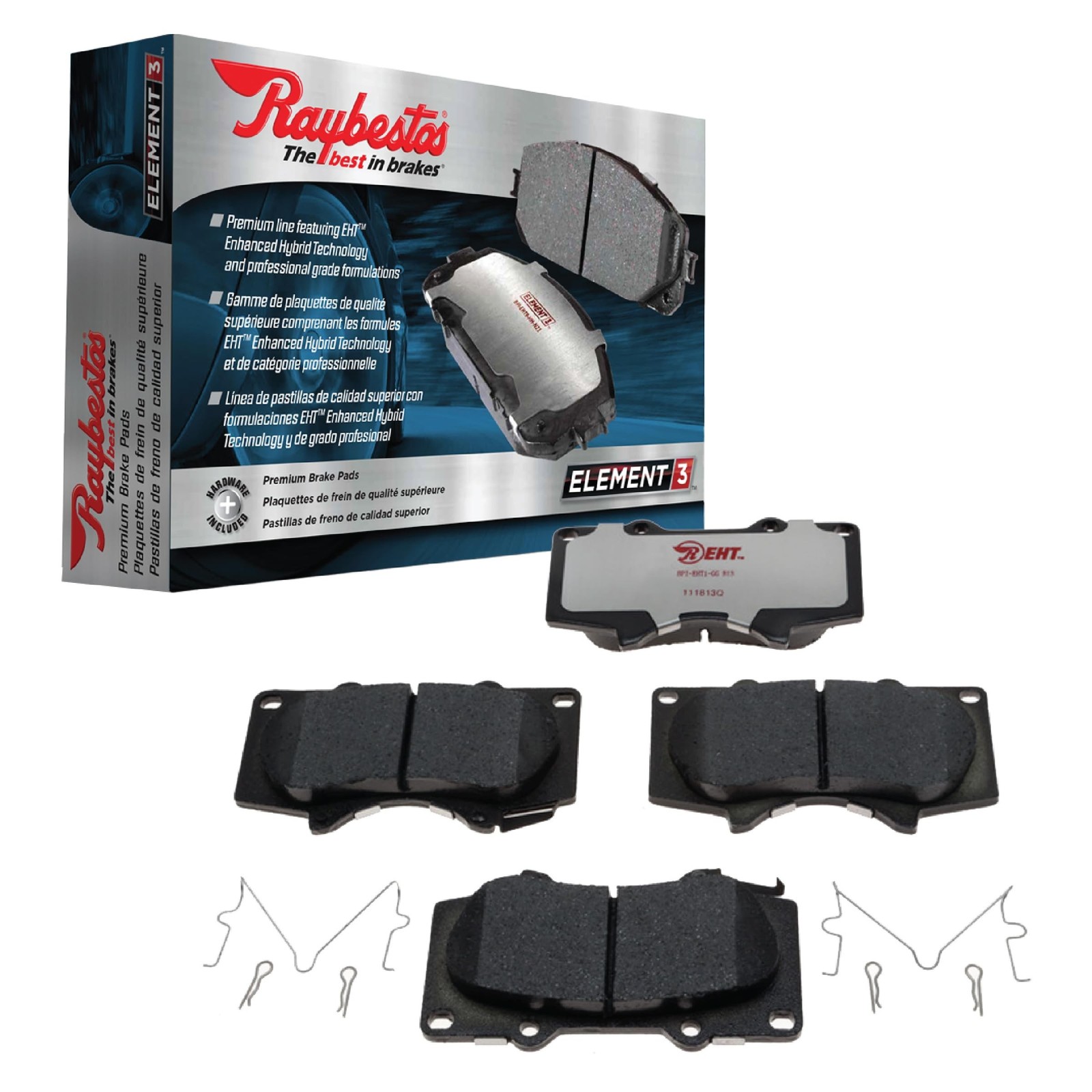 Raybestos Element3 Automotive Replacement Front Brake Pad Set for Select 1999...