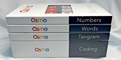 Osmo Genius iPad Base, Numbers, Tangram, Words, Coding