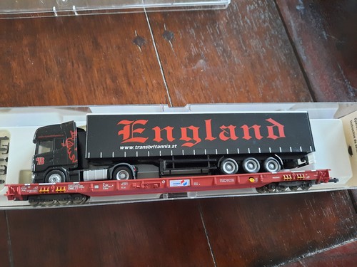 ‼️ Fleischmann HO 527401 5274 ROLA ENGLAND rollende Landstrasse in der OVP ‼️ | Zustand: Gebraucht