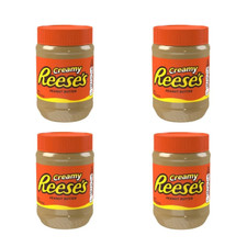  4 Pack  Creamy Peanut Butter Spread, Jar 18 Oz