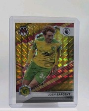 2021-22 Panini Mosaic Premier League Josh Sargent Gold Prizm /88 #95 USMNT SP