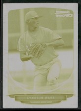 2013 Bowman Chrome Mini #85 Evan Rutckyj Printing Plates Yellow #/1