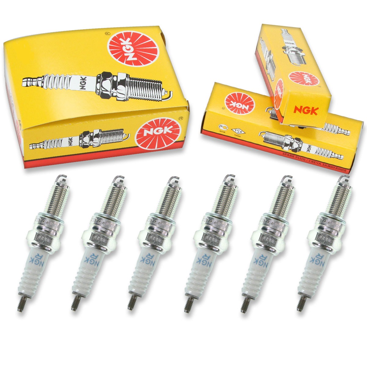 6 pc NGK 3901 CPR7EA-9 Standard Spark Plugs for 94703-00420 94701-00420 sc