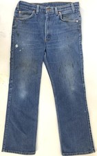 Vintage Made in USA 70s 80s Orange tab Levi’s Flared Boot cut jeans 31x28