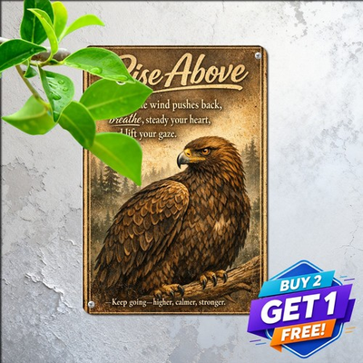#ad Eagle Isaiah 40 31 Bible Verse Christian Metal Sign Scripture Art Plaque $10.99