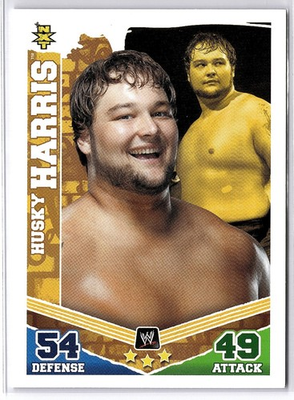 #ad 2010 Slam Attax Mayhem Bray Wyatt aka Husky Harris NXT Rookie WWE RC $19.95