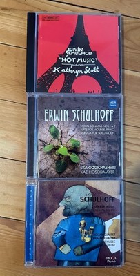 Erwin Schulhoff 3 CDs - Hot Music, Violin Sonatas, Music for Strings