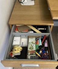 IKEA Oak Galant Under Desk Drawer Hanging Filing Cabinet Storage Organizer Unit
