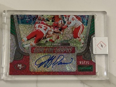 JEFF GARCIA Goal Line Graphs 03/25 AUTO 49ERS - 2022 Panini Playbook