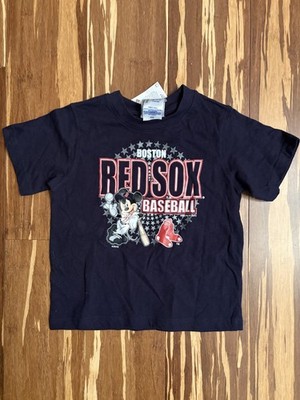 Boston Red Sox Mickey Mouse Toddler T-shirt Tee Shirt 4T NWT Navy Disney