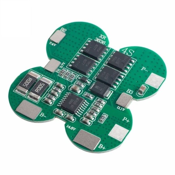18650 Liion Lithium Batterie Schutzplatine 4S 15A 14.8V Modul-image