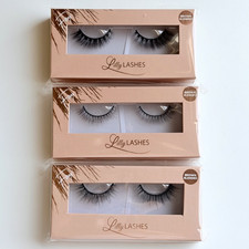 3 Packs of Lilly Lashes 3D Mink Brown Blended