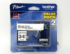 Brother P-Touch TZE241 2-pack 3/4 Labeling Ta...