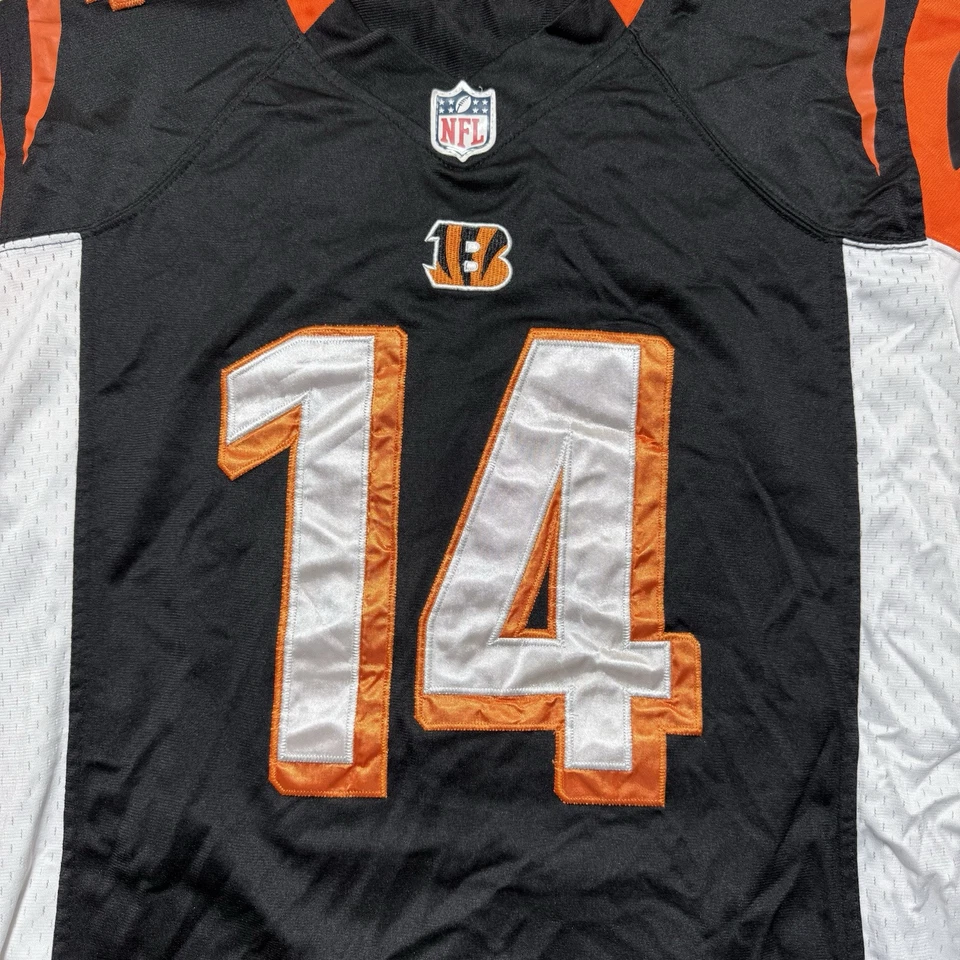 Camiseta deportiva Andy Dalton Cincinnati Bengals auténtica NFL Nike On Field #14 talla pequeña Foto 3 de 4