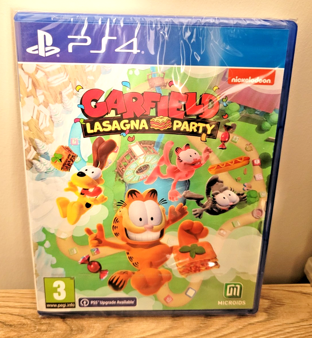 Garfield Lasagna Fiesta PS4 Nuevo y Sellado PS5 Compatible Juego Precintado - Imagen 2