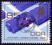 3268 Leipziger Herbstmesse 85 Pf 1989 aus Block 99 O gestempelt