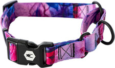Wolfgang Heavy Duty Martingale Dog Collar with Quick Release Nylon Buckle for Wa