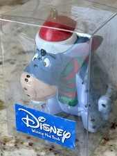 VTG Disney Winnie the Pooh Christmas Ornament Eeyore With Light Up Lantern NIB