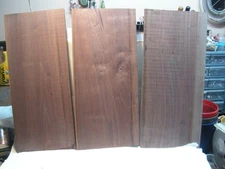 3 Boards WALNUT LUMBER Dark!!  WOOD AIR DRIED. 8Y+ 10 1/4”+ Wide. 23 1/4” Long