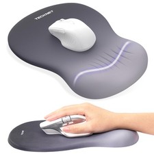 Ergonomic Mouse Pad with Wrist Rest, Memory Foam Mousepad with Wrist Support,...