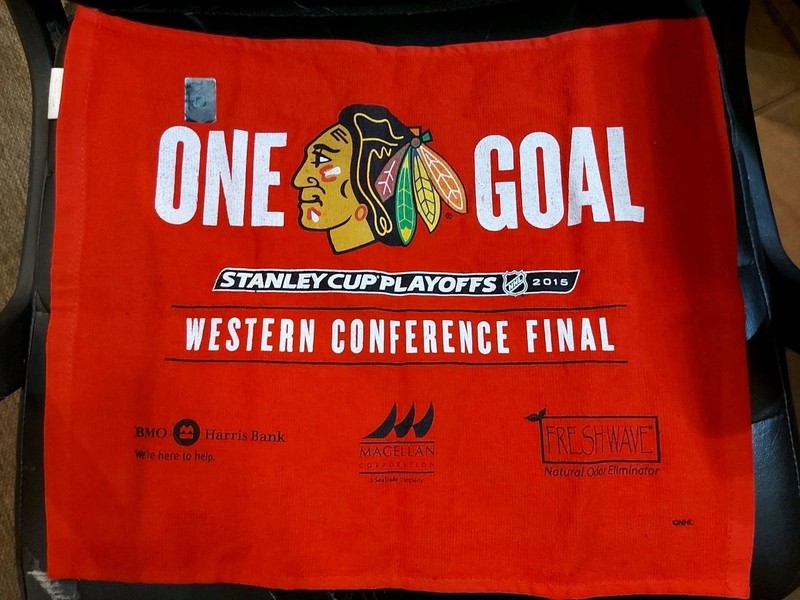 2015 Chicago Blackhawks Rally Towel Western Conference Finals