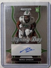 2025 Mike Green Prizm Draft Picks Signing Day Auto RC