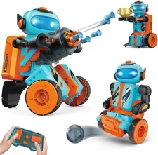 STEM Circuits Robot Kit, 3-in-1 Remote Control & Programming Robotics Set