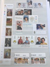 IOM PRINCE WILLIAM BIRTHDAY Sets to 2002 UM MNH job lot