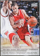 2014-15 Upper Deck NCAA March Madness #SC-1 Stephen Curry Basketball EX