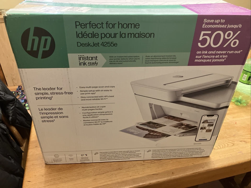 HP Office Jet 4255e Model *BRAND NEW OPENED BOX NEVER USED + CABLES* - Image 3 of 3