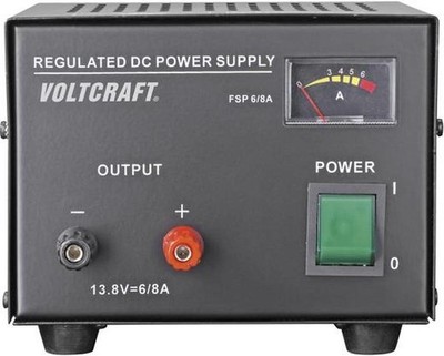VOLTCRAFT FSP-1136 Labornetzgerät Festspannung 13.8 V/DC 6 A 85 W Anzahl Labor